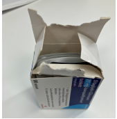 Läkemedelsförpackning med trasigt lock.