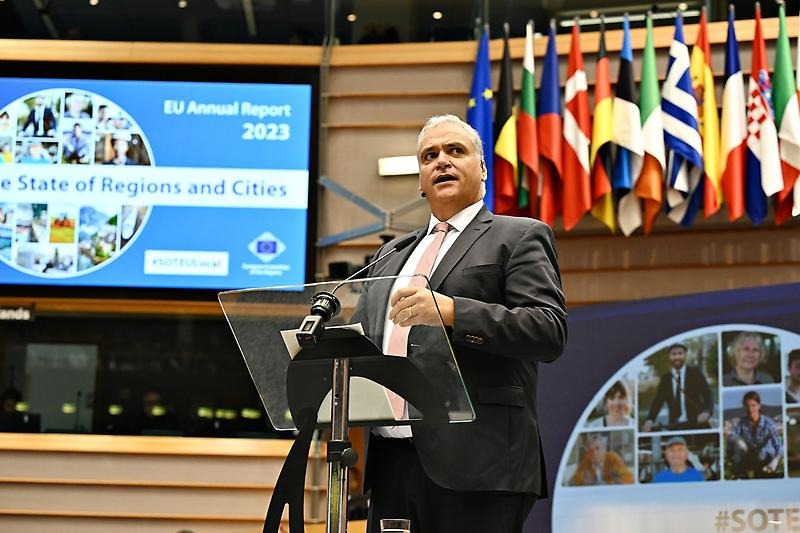 Regionkommitténs ordförande Vasco Alves Corderio.