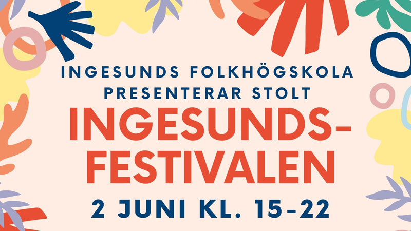 Bild på inbjudan till Ingesundsfestivalen 2023.