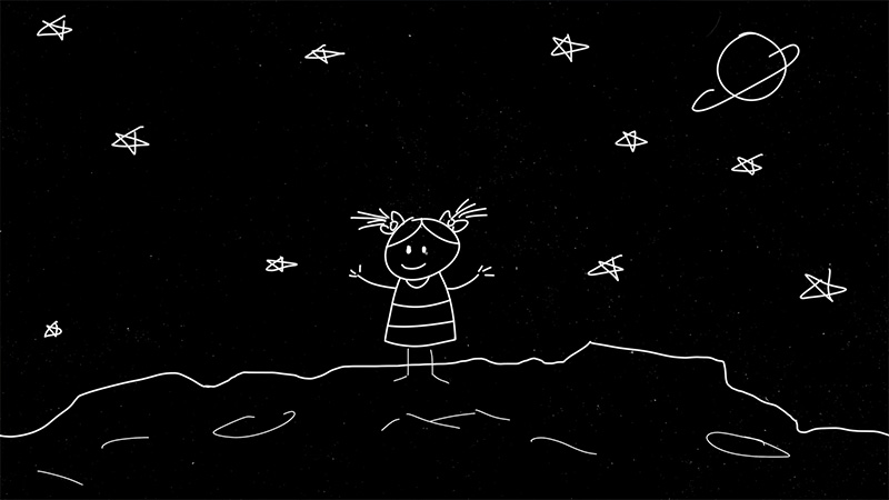 Bild från den animerade filmen To the moon