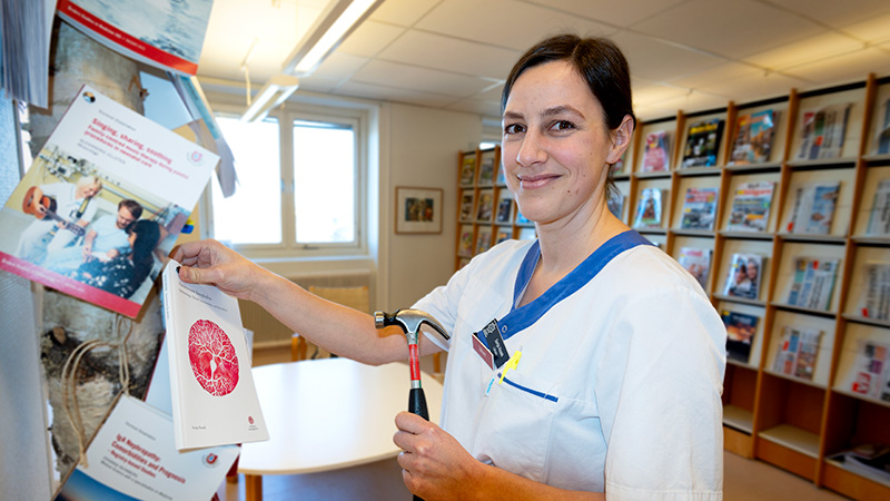 Sonja Kosek spikar sin uppsats