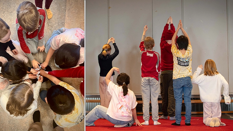 Workshopen Läslek med dansaren Linn Kvamme