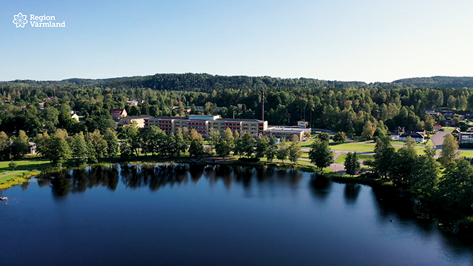 Vy över vårdcentralen Filipstad.