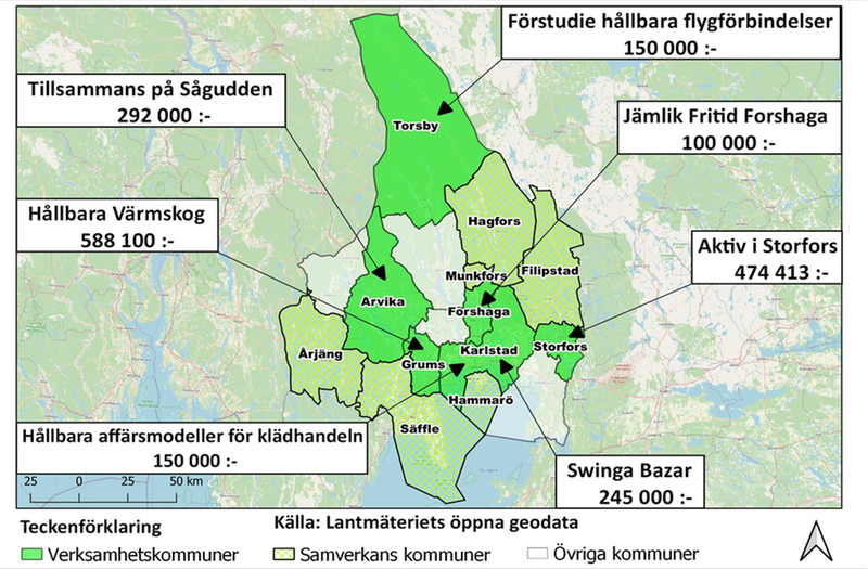 Värmlandskarta