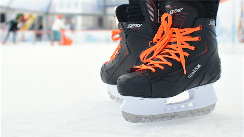 Bild på barnskridskor