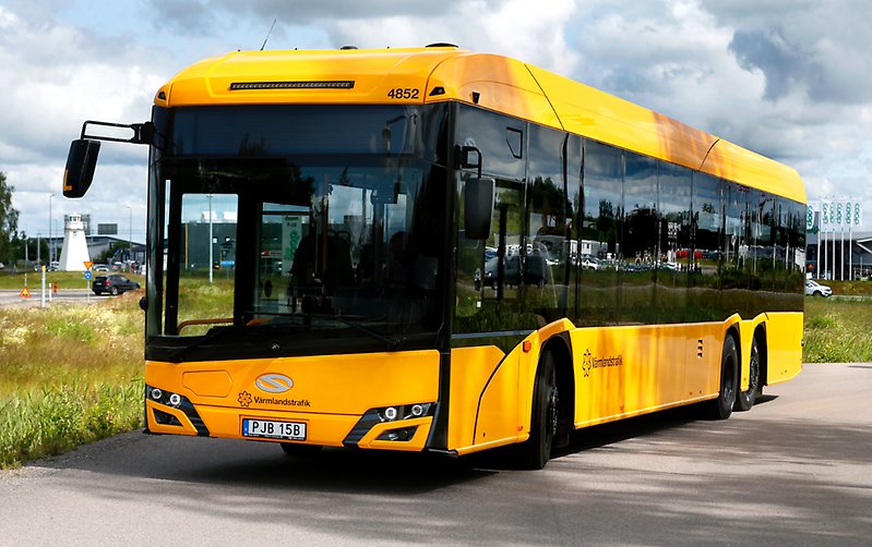 Gul elbuss av märket Solaris