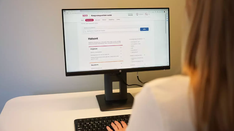 Bild på datorskärm