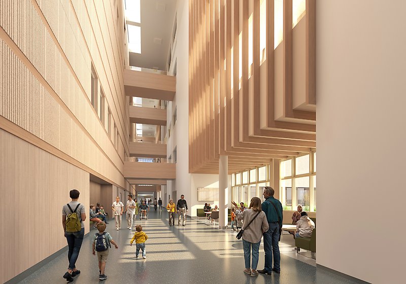 Visualisering gata i akuthuset Nya CSK
